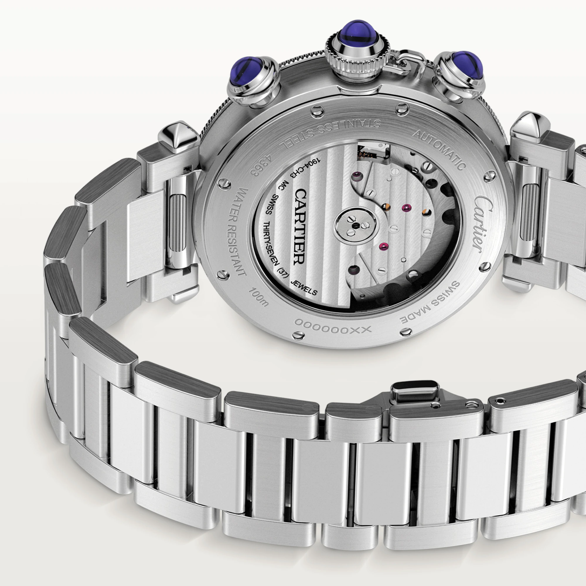 Cartier men's 2024 pasha chronograph watch