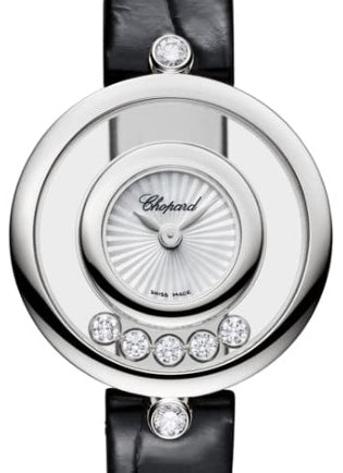 Chopard Happy Diamonds Icons 18K White Gold & Diamonds Ladies Watch