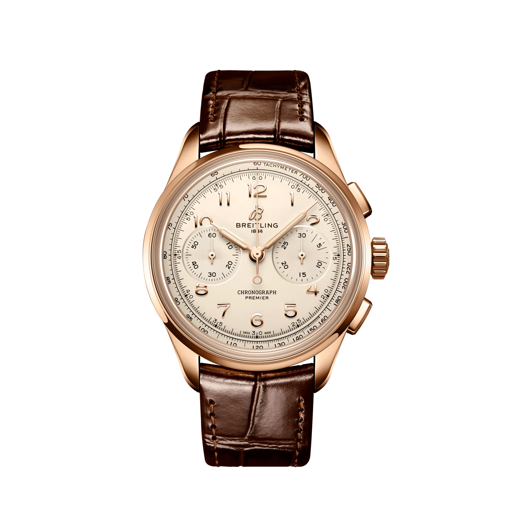 Breitling Premier B09 Chronograph 40 18K Red Gold Unisex Watch