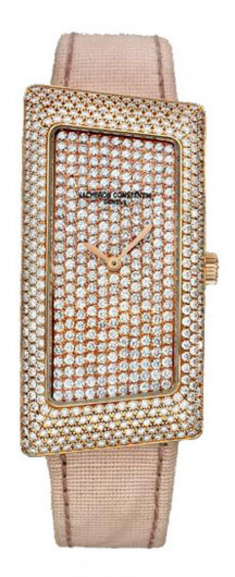 Vacheron Constantin 18K Rose Gold & Diamonds Ladies Watch