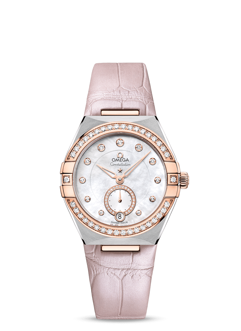 Omega Constellation Co-Axial Master Chronometer Small seconds Stainless steel & Sedna™ Gold & Diamonds Lady’s Watch