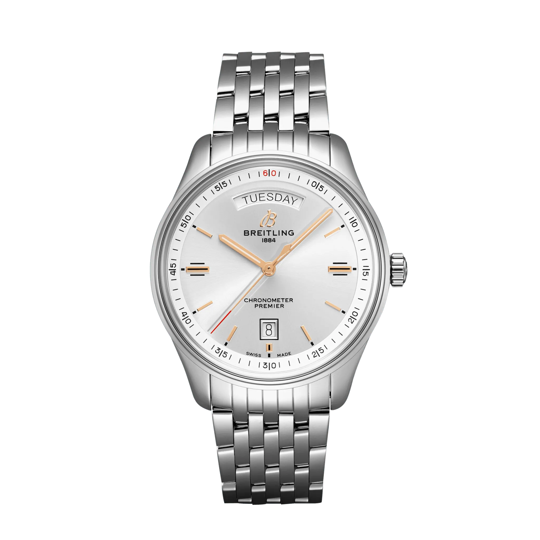 Breitling Premier Automatic Day & Date 40 Stainless Steel Unisex Watch