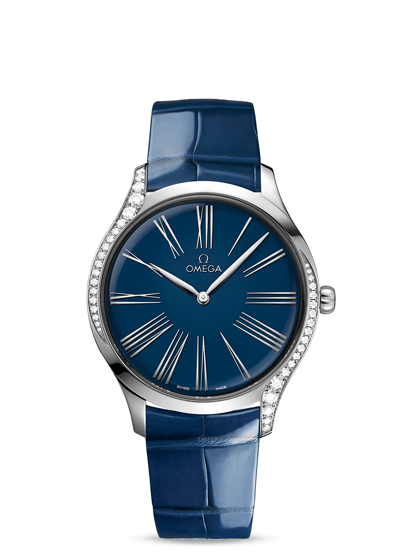 Omega De Ville Tresor Quartz Stainless Steel & Diamonds Lady's Watch