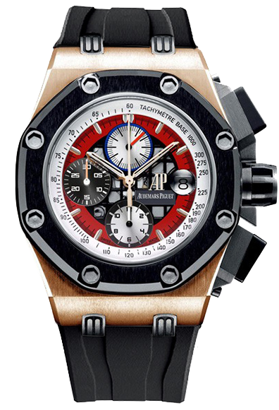 Audemars Piguet Royal Oak Offshore Rubens Barrichello 18K Rose Gold & Ceramic Man's Watch