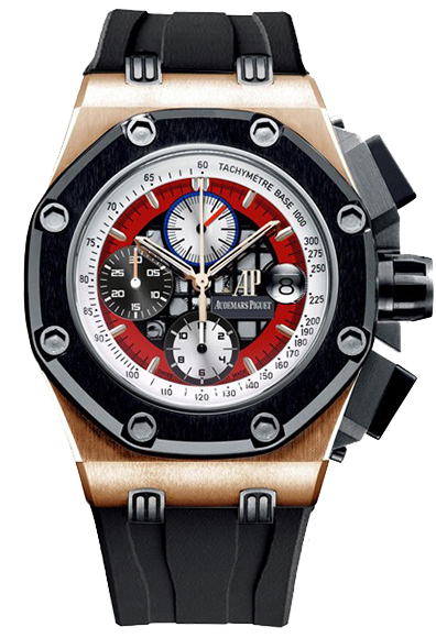 Audemars Piguet Royal Oak Offshore Rubens Barrichello 18K Rose Gold Ceramic Man s Watch