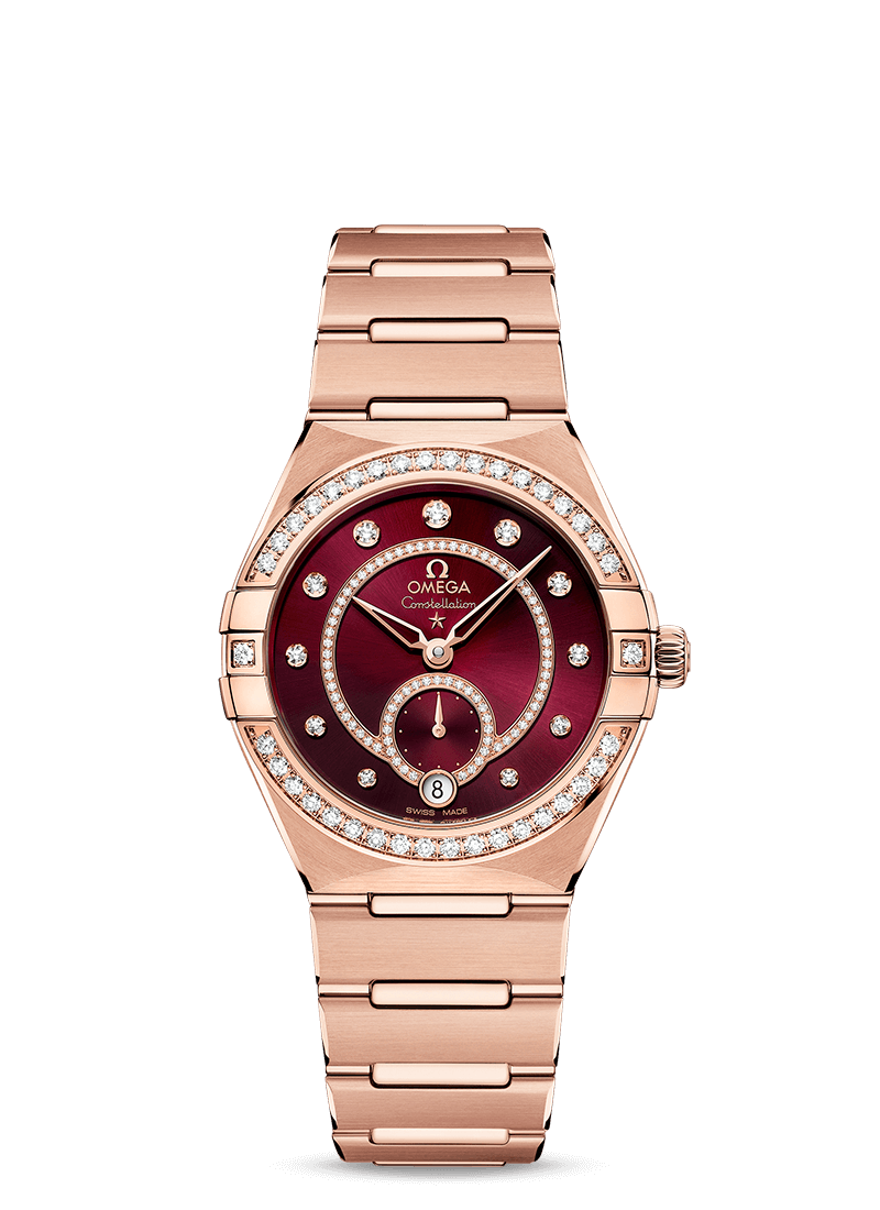 Omega Constellation Co-Axial Master Chronometer Small seconds Sedna™ Gold & Diamonds Lady’s Watch