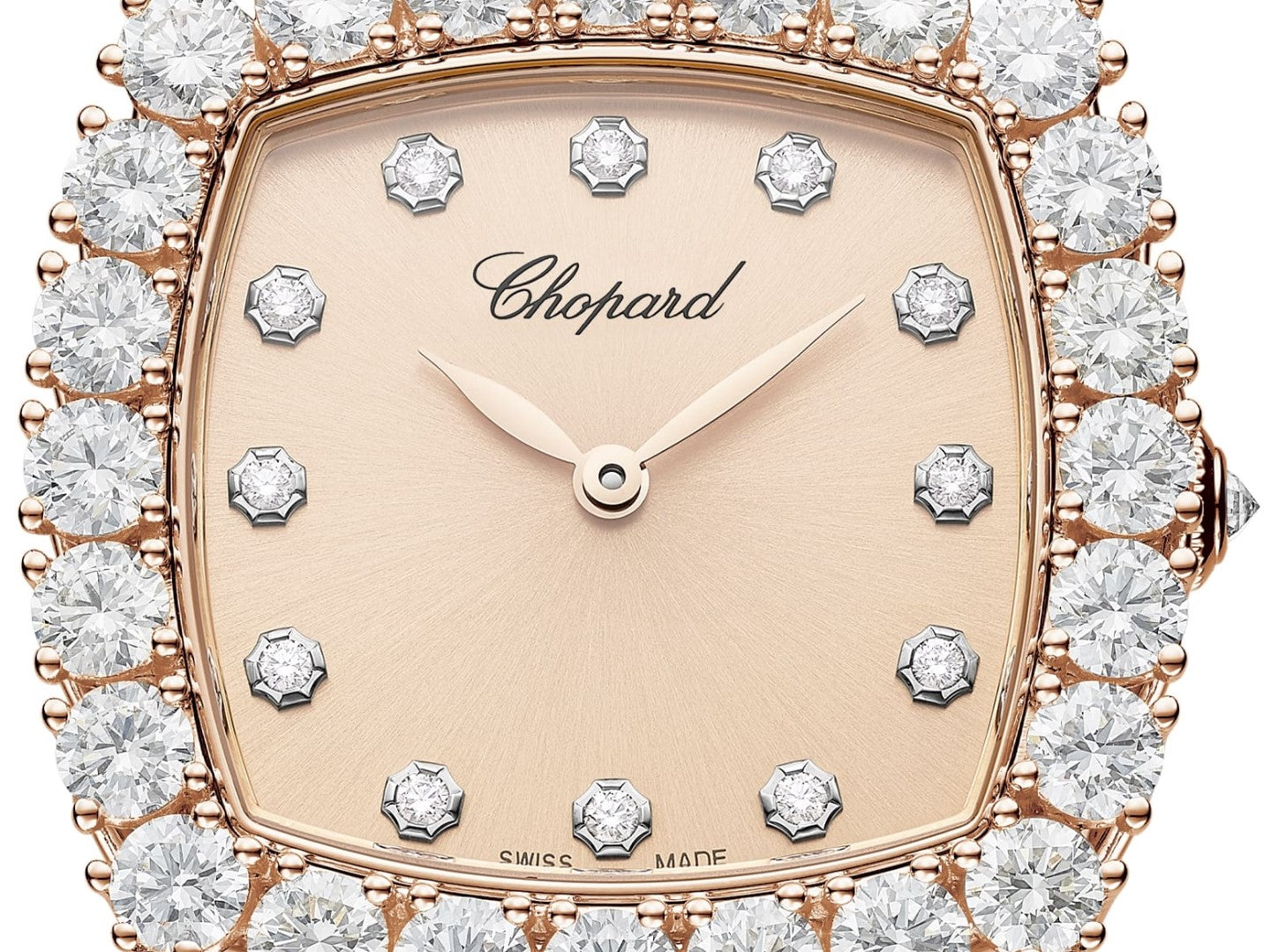 Chopard L’Heure Du Diamant 18K Rose Gold & Diamonds Ladies Watch