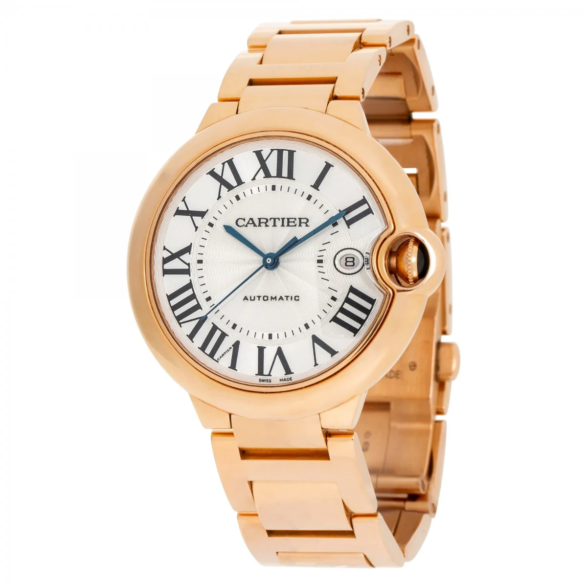 Cartier Ballon Bleu 18K Rose Gold Men's Watch