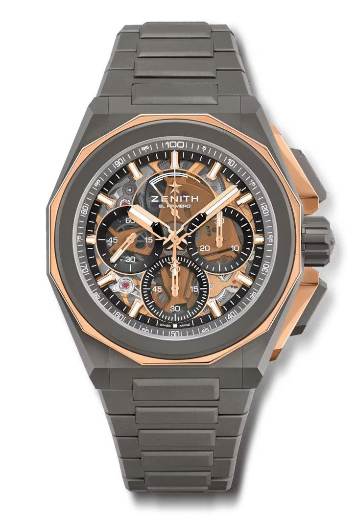 Zenith Defy Extreme Titanium & 18K Rose Gold Men's Watch