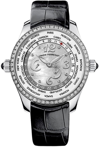 Girard-Perregaux WW.TC  Stainless Steel & Diamonds Ladies Watch