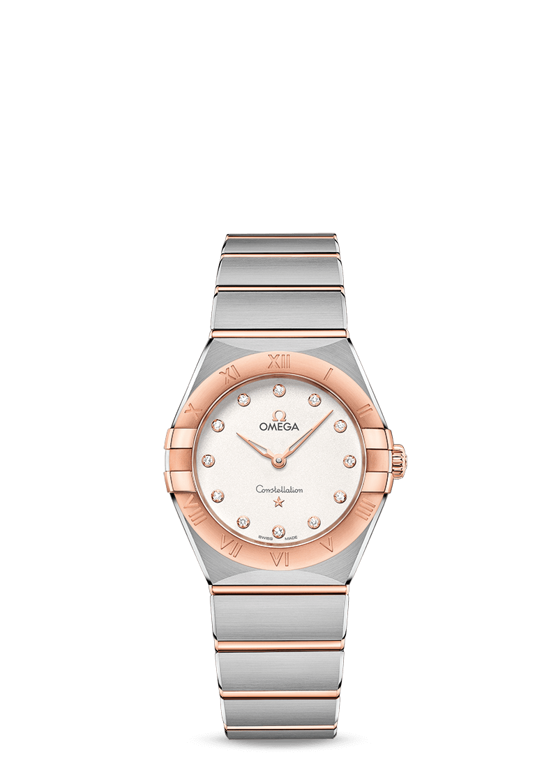 Omega Constellation Quartz Stainless steel & 18K Sedna™ Gold & Diamonds Lady’s Watch