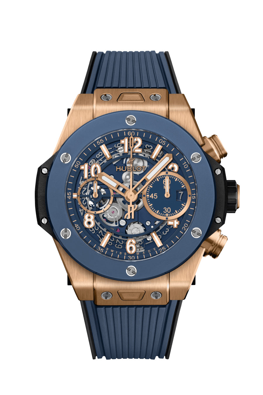 Hublot Big Bang Unico 18K King Gold Blue Ceramic Men's Watch