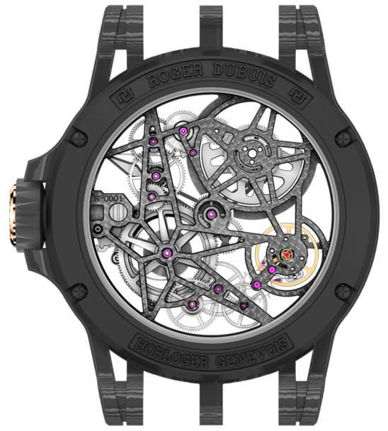 Roger Dubuis Excalibur Aventador Titanium DLC & 18K Rose Gold Mens Watch