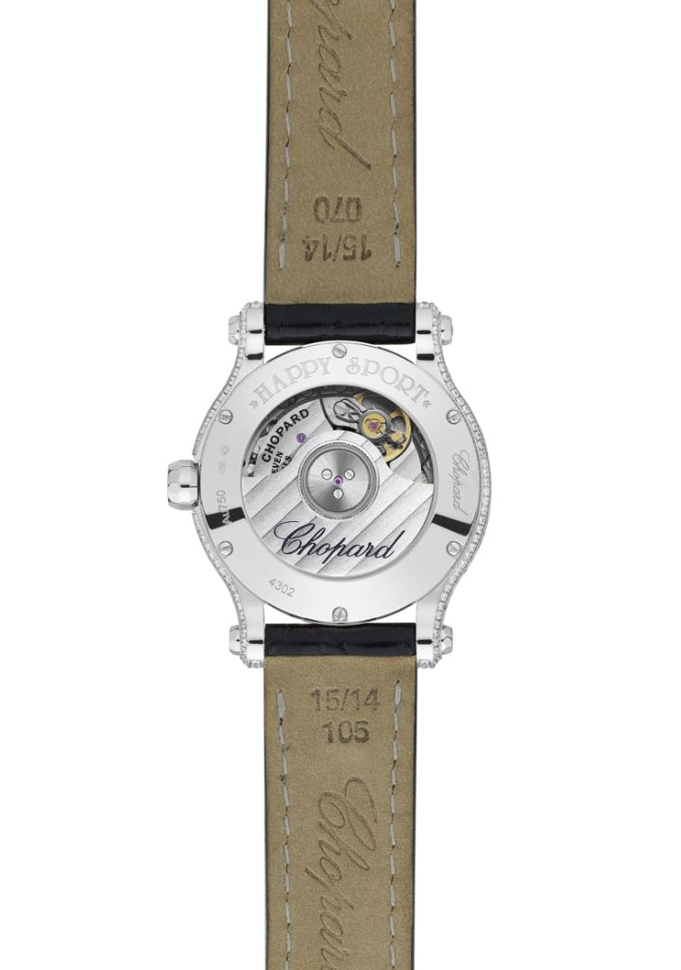 Chopard Happy Sport Joaillerie Ethical 18K White Gold & Diamonds Ladies Watch