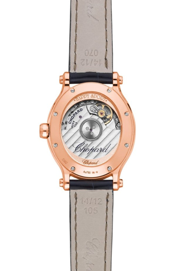 Chopard Happy Sport Oval Ethical Rose Gold  & Diamonds Ladies Watch