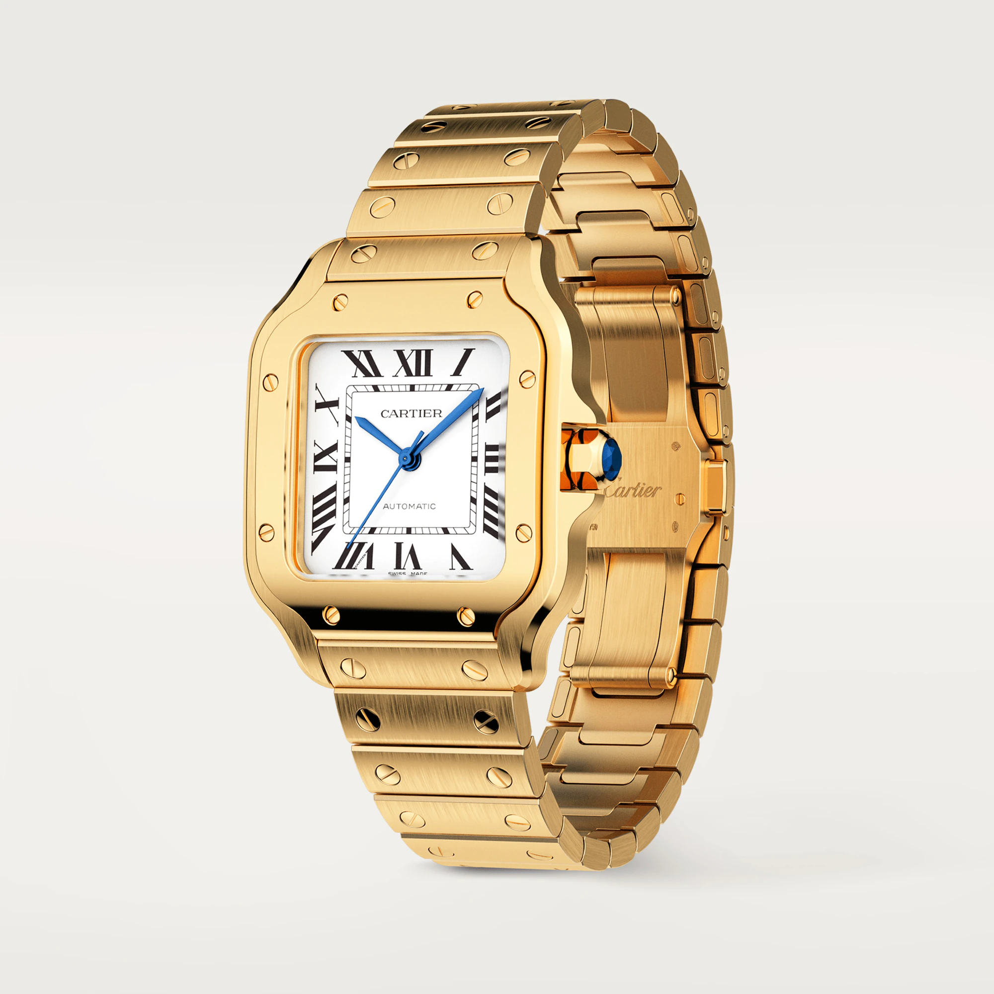 Cartier Santos Yellow Gold Unisex Watch
