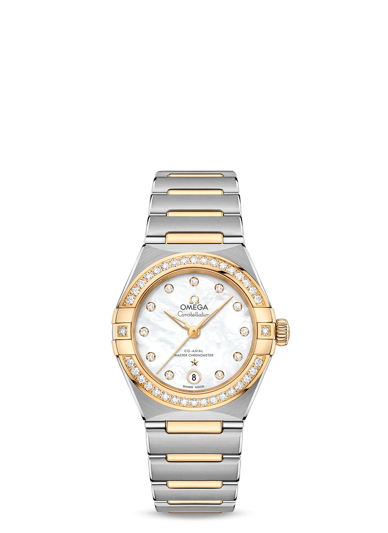 Omega Constellation Co-Axial Master Chronometer Stainless steel & Yellow Gold & Diamond Lady’s Watch