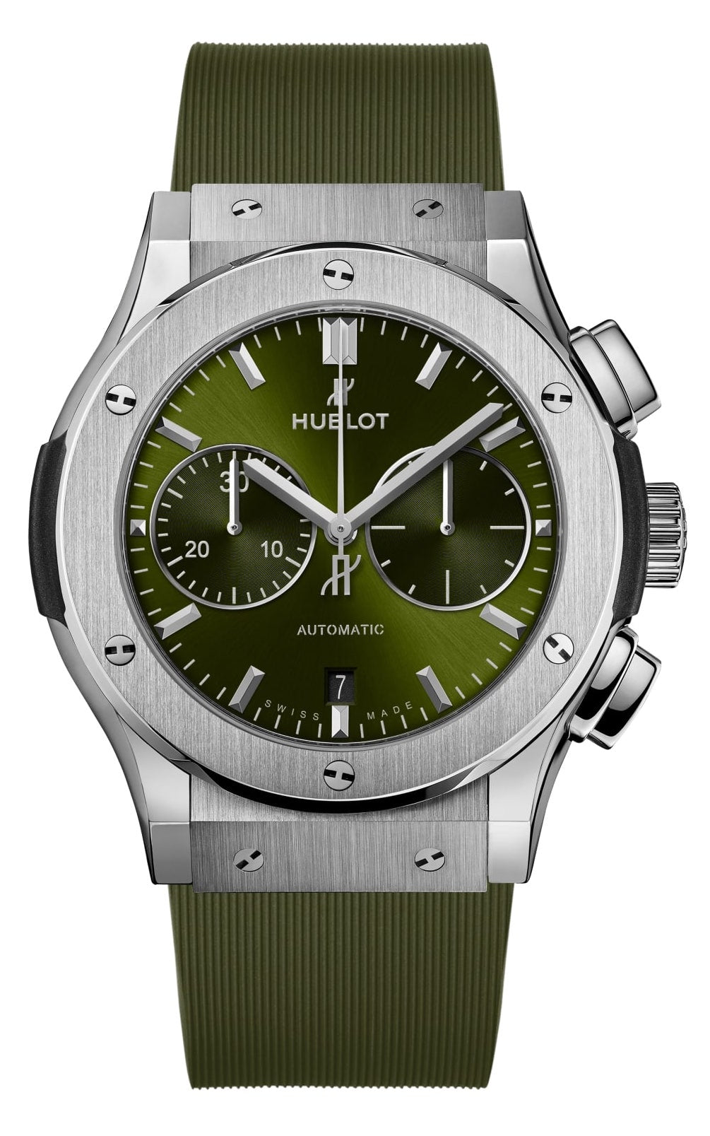 Hublot Classic Fusion Chronograph Titanium Green Men's Watch