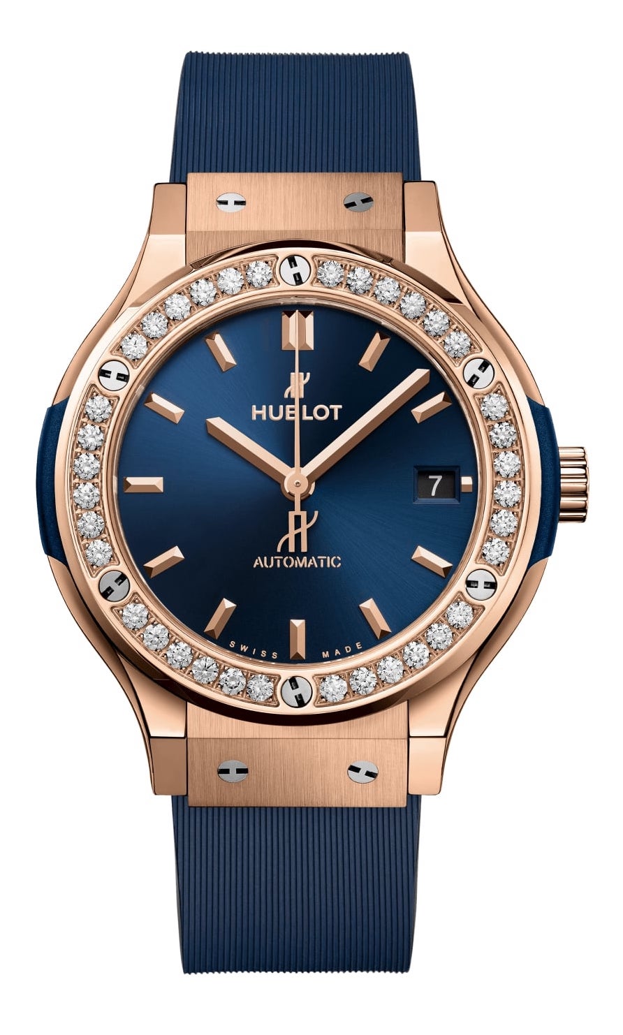 Hublot Classic Fusion Green King Gold & Diamonds Unisex Watch
