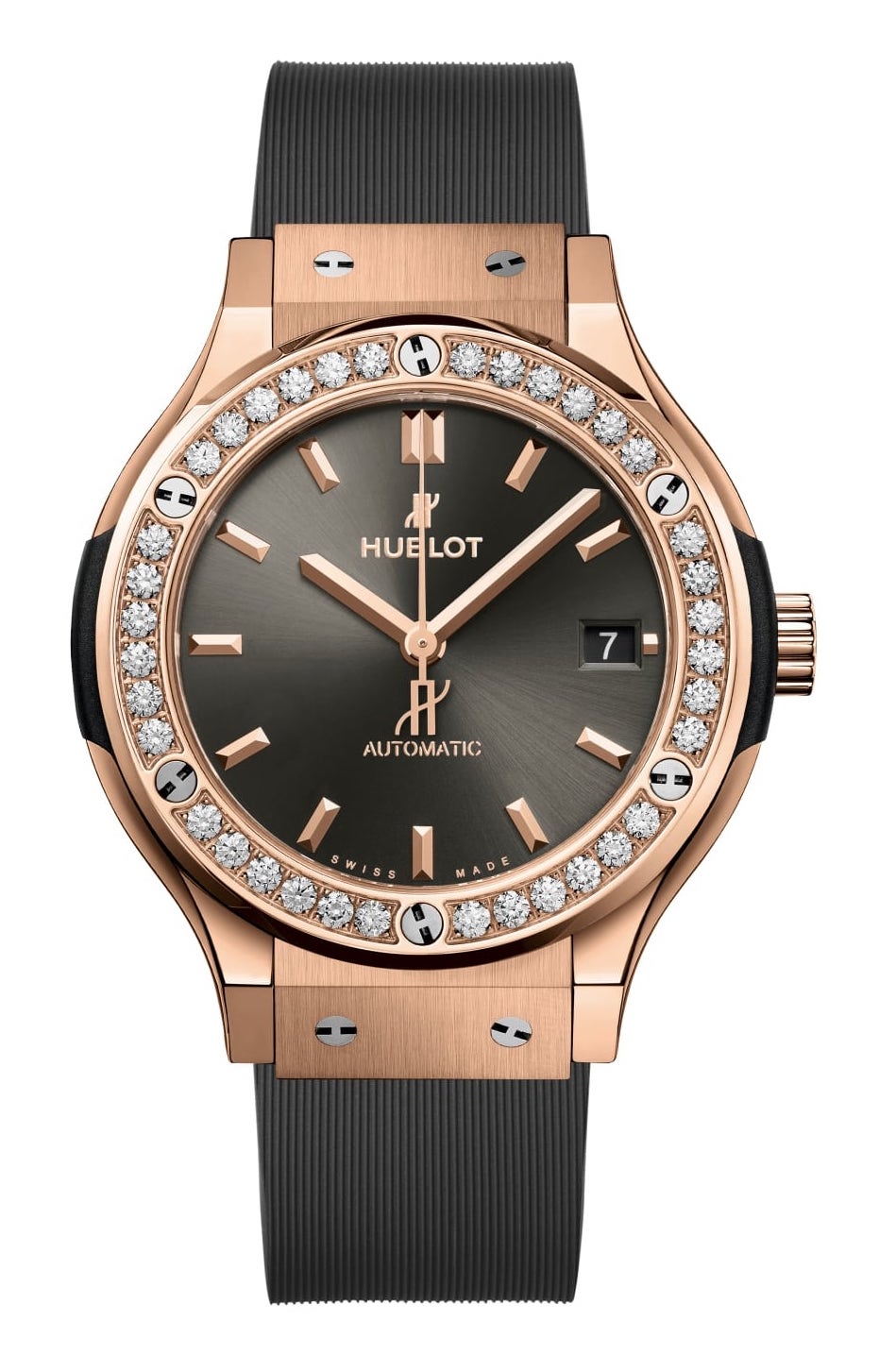 Hublot Classic Fusion 18K King Gold & Diamonds Unisex Watch