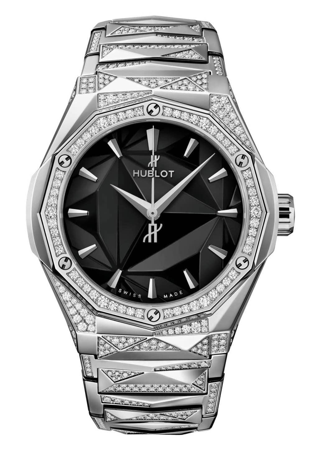 Hublot Classic Fusion Orlinski Titanium & Diamonds Unisex Watch