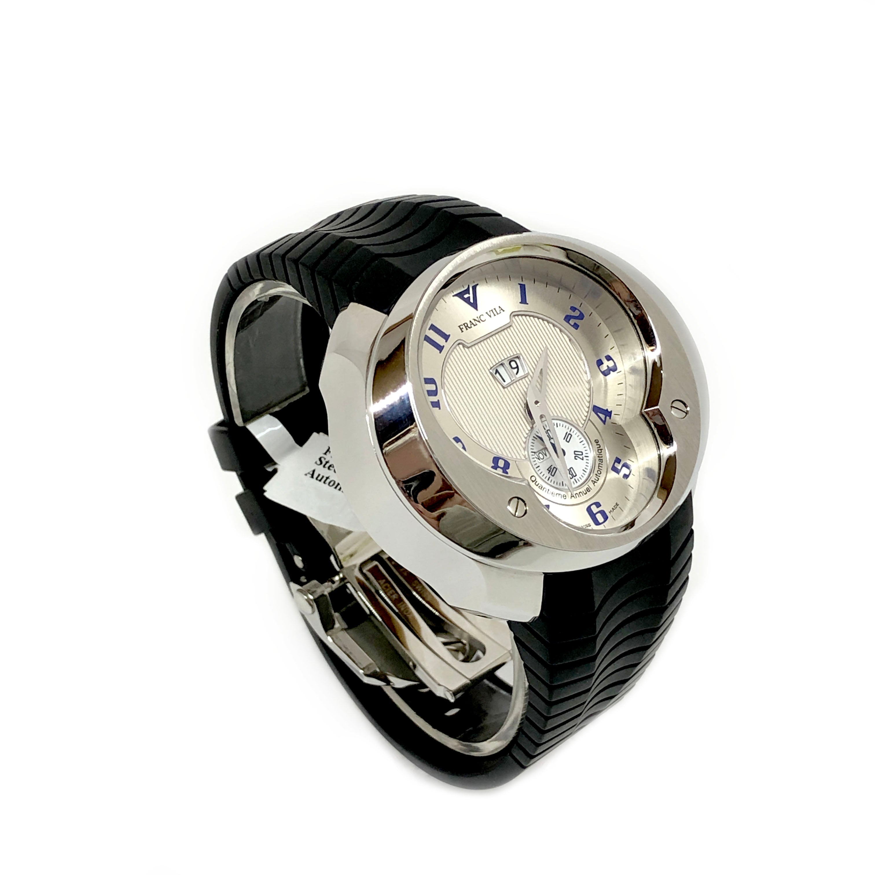 Franc Vila Esprit Unique Stainless Steel Rubber Men's Watch