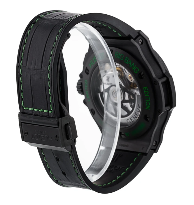 Hublot big bang sales all black green