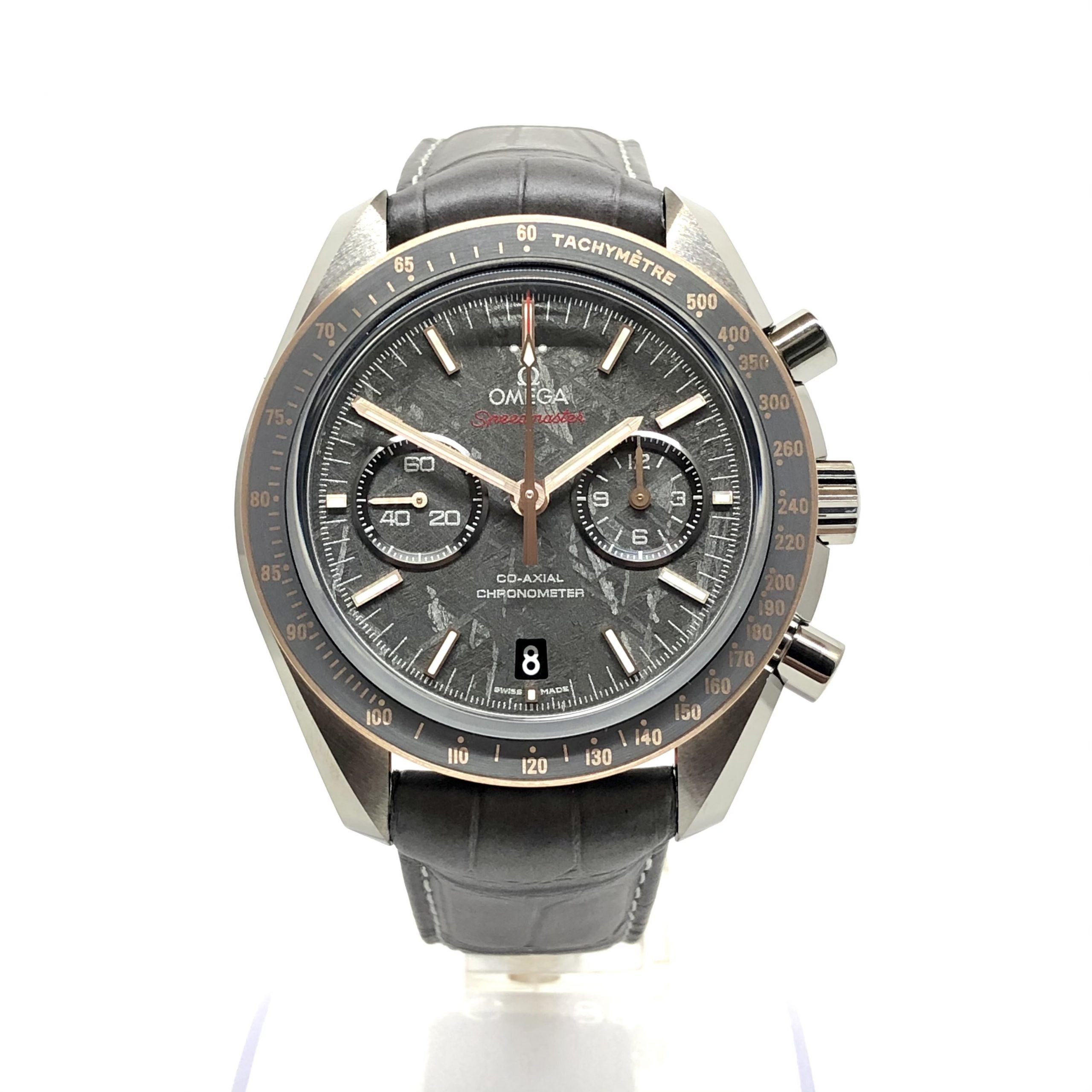Omega Speedmaster Moonwatch Co-Axial “Meteorite” 18K Sedna™ Gold & Ceramic Men`s Watch