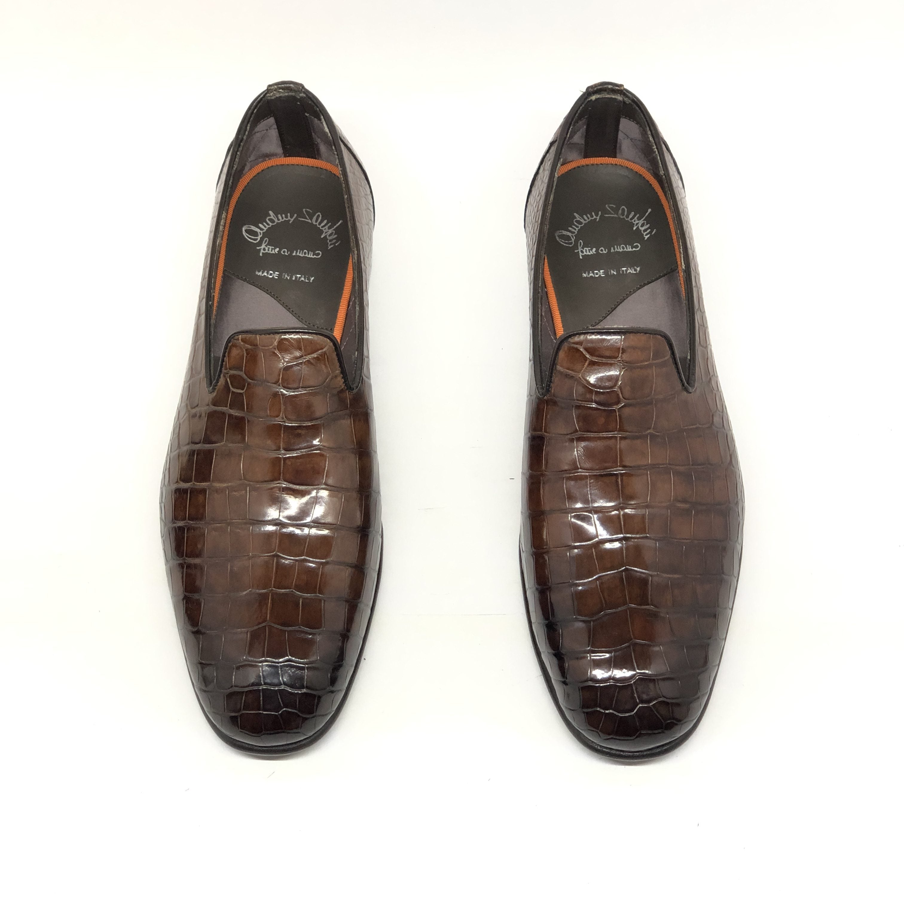 Santoni Men's Alligator Leather Shoes