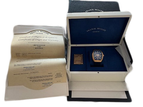 Franck Muller Mykonos Limited Edition 18K Rose Gold Men's Watch