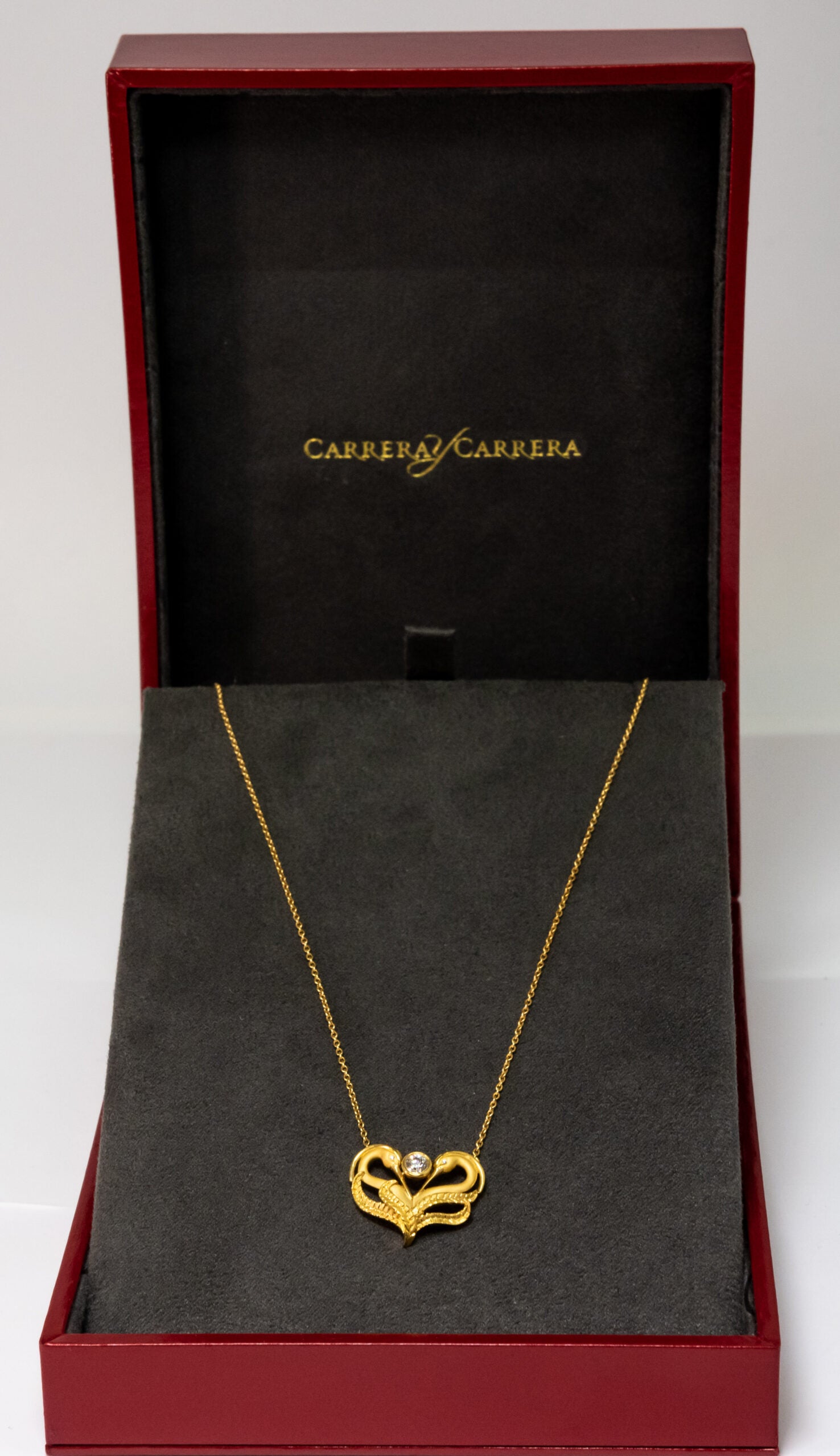 Carrera Y Carrera Garzas 18K Yellow Gold & Diamonds Pendant