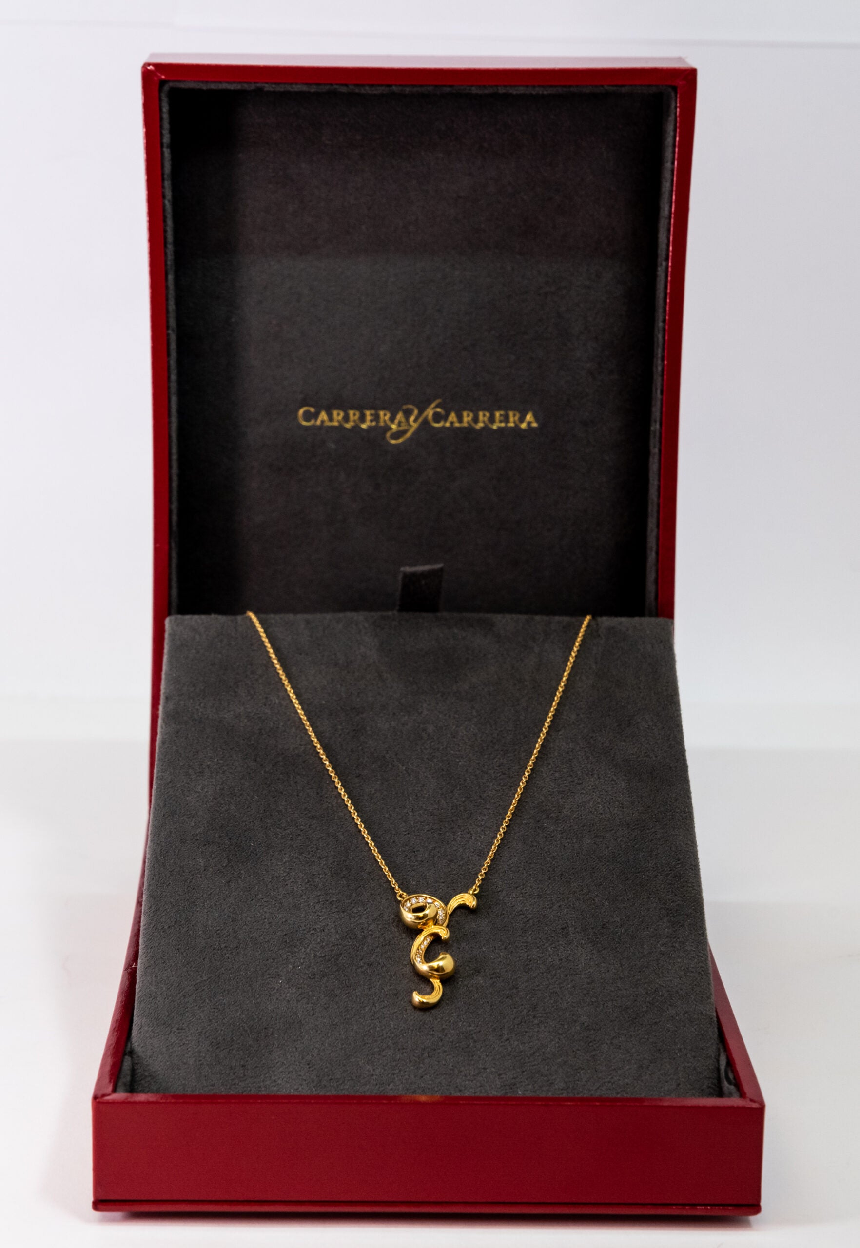 Carrera Y Carrera Origen 18K Yellow Gold & Diamonds Pendant