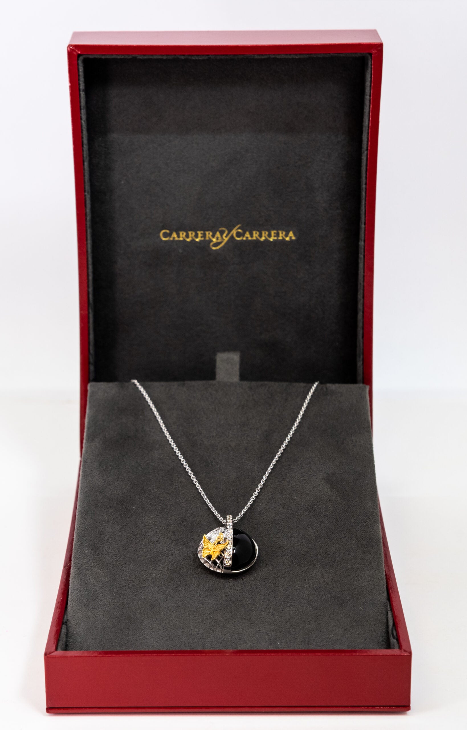 Carrera Y Carrera Prisma 18K White Gold with Diamonds Pendant