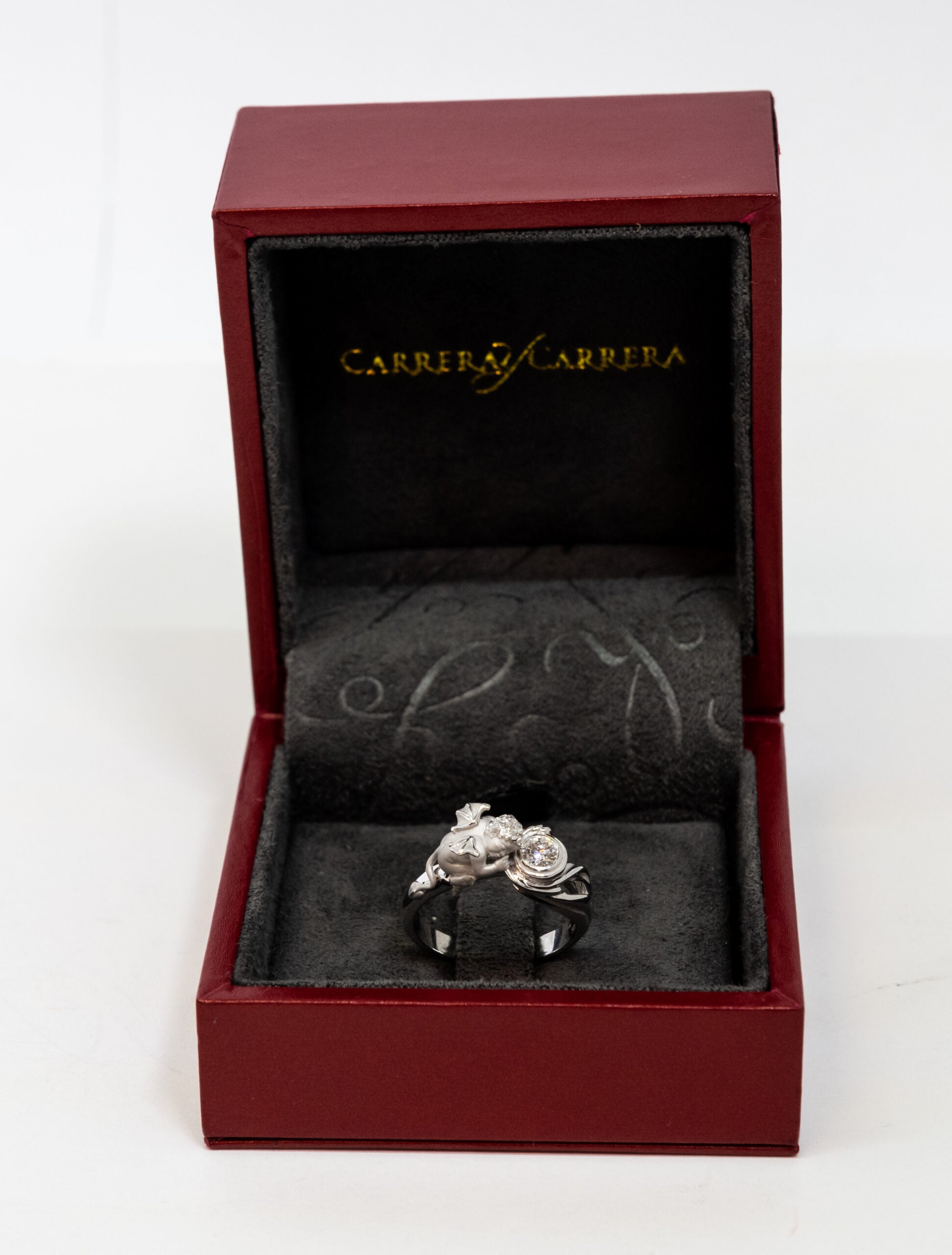 Carrera Y Carrera Diablo 18K White Gold Ring