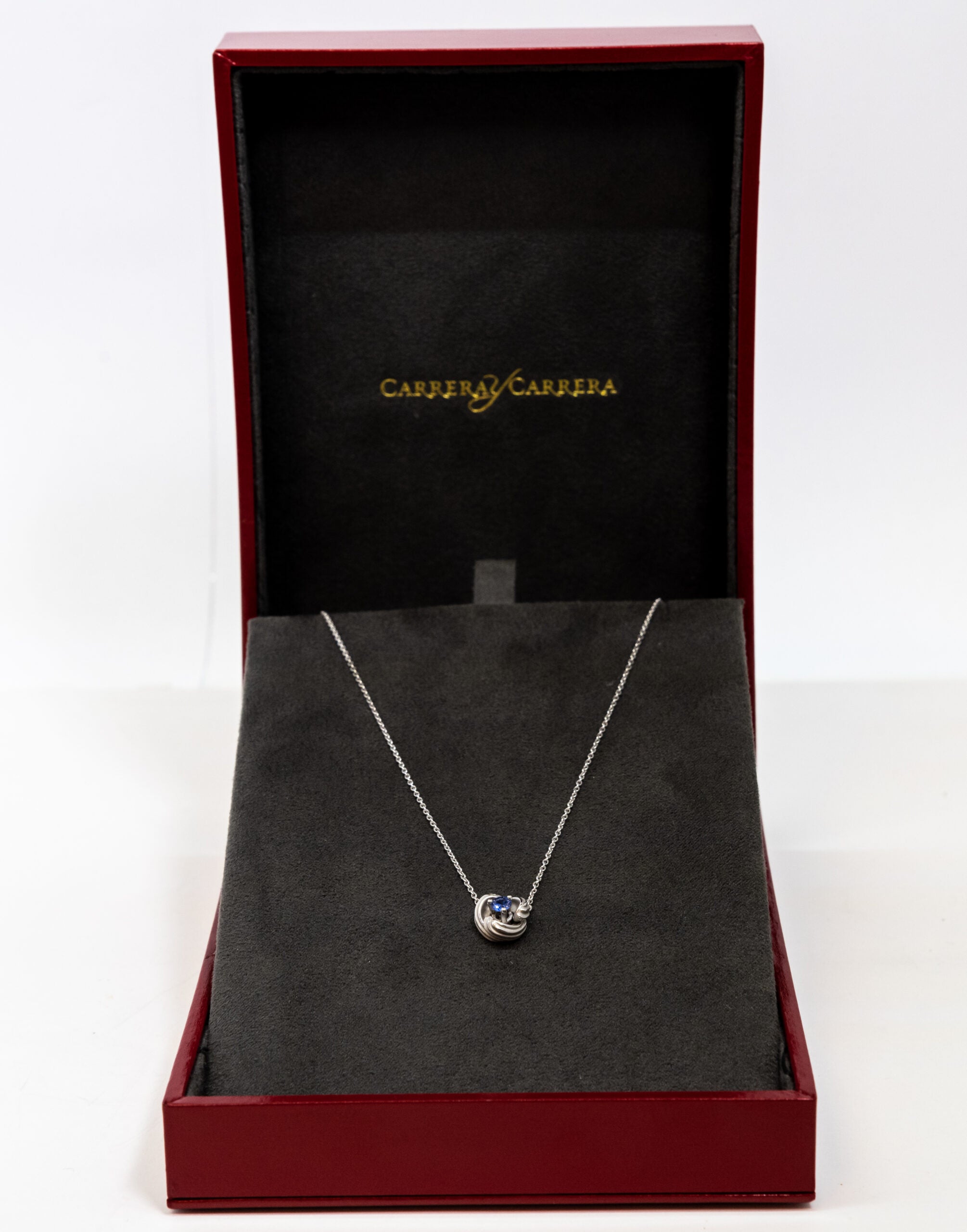 Carrera Y Carrera Origen 18K White Gold & Diamonds Pendant