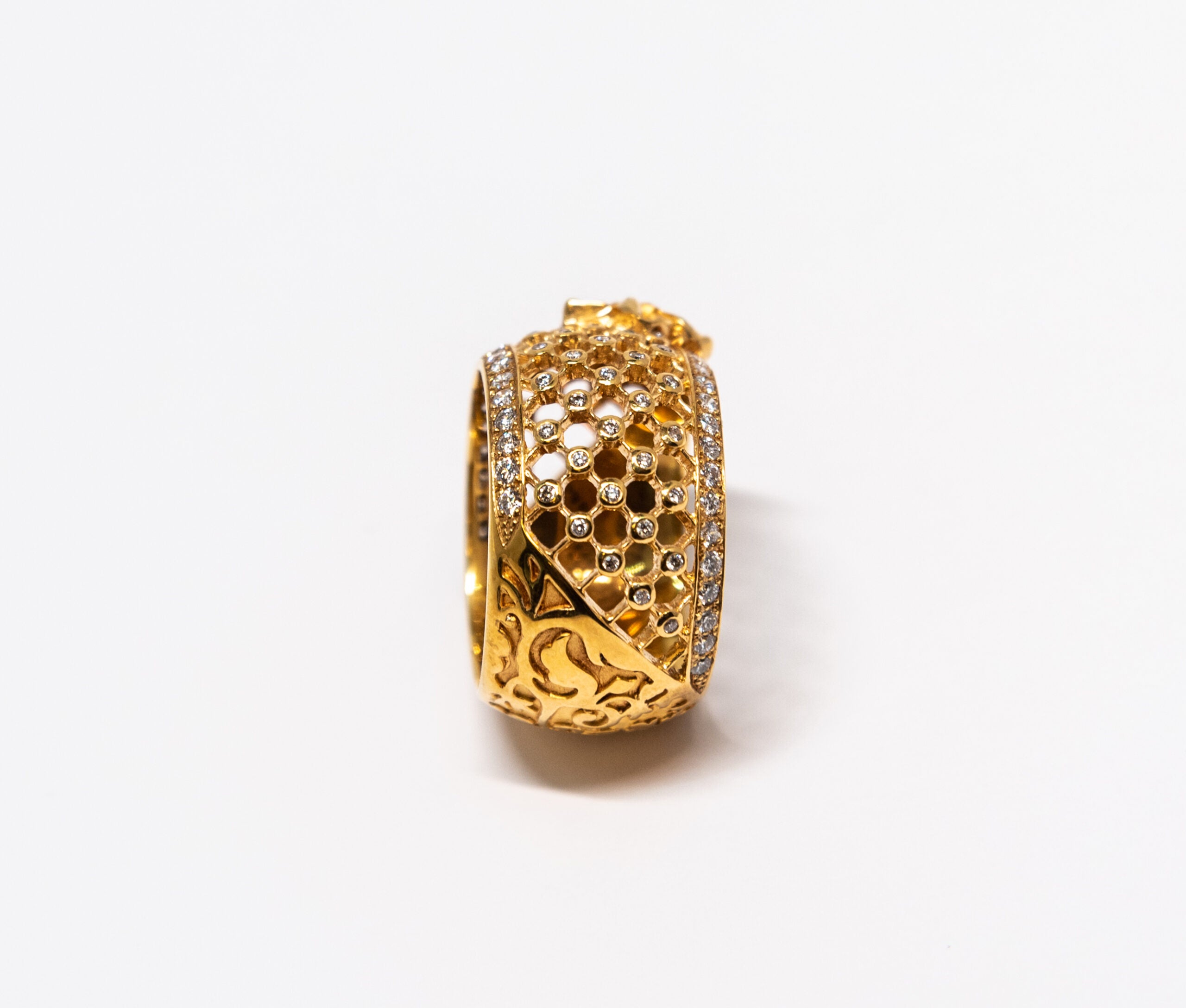 Carrera Y Carrera Sierpes 18K Yellow Gold and Diamonds Ring