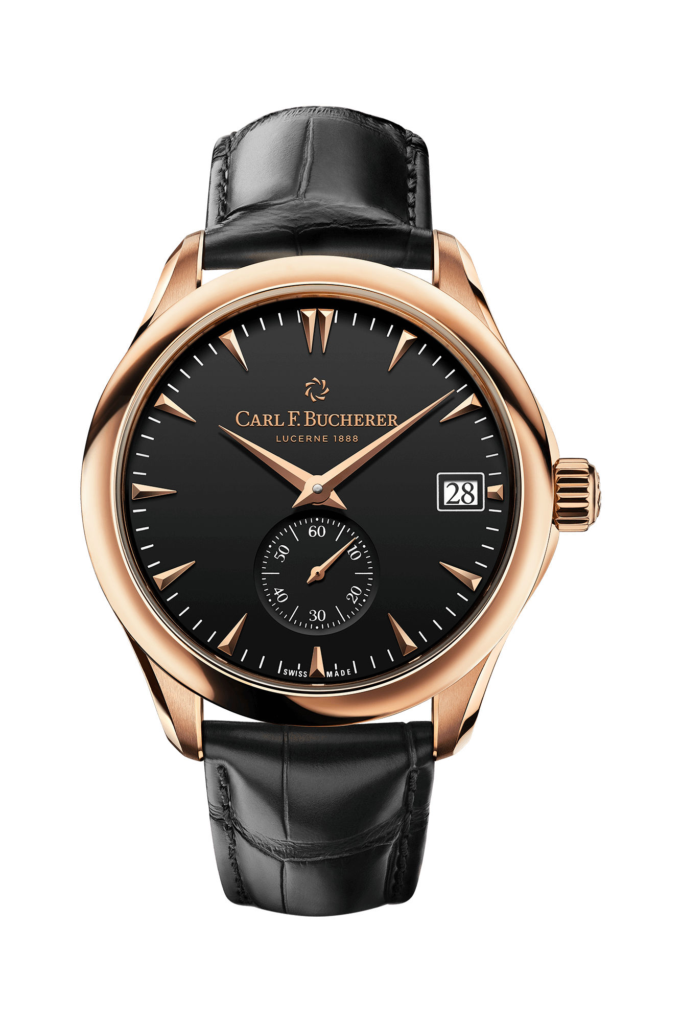 Carl F. Bucherer Manero Peripheral 18 K Rose gold Men's Watch