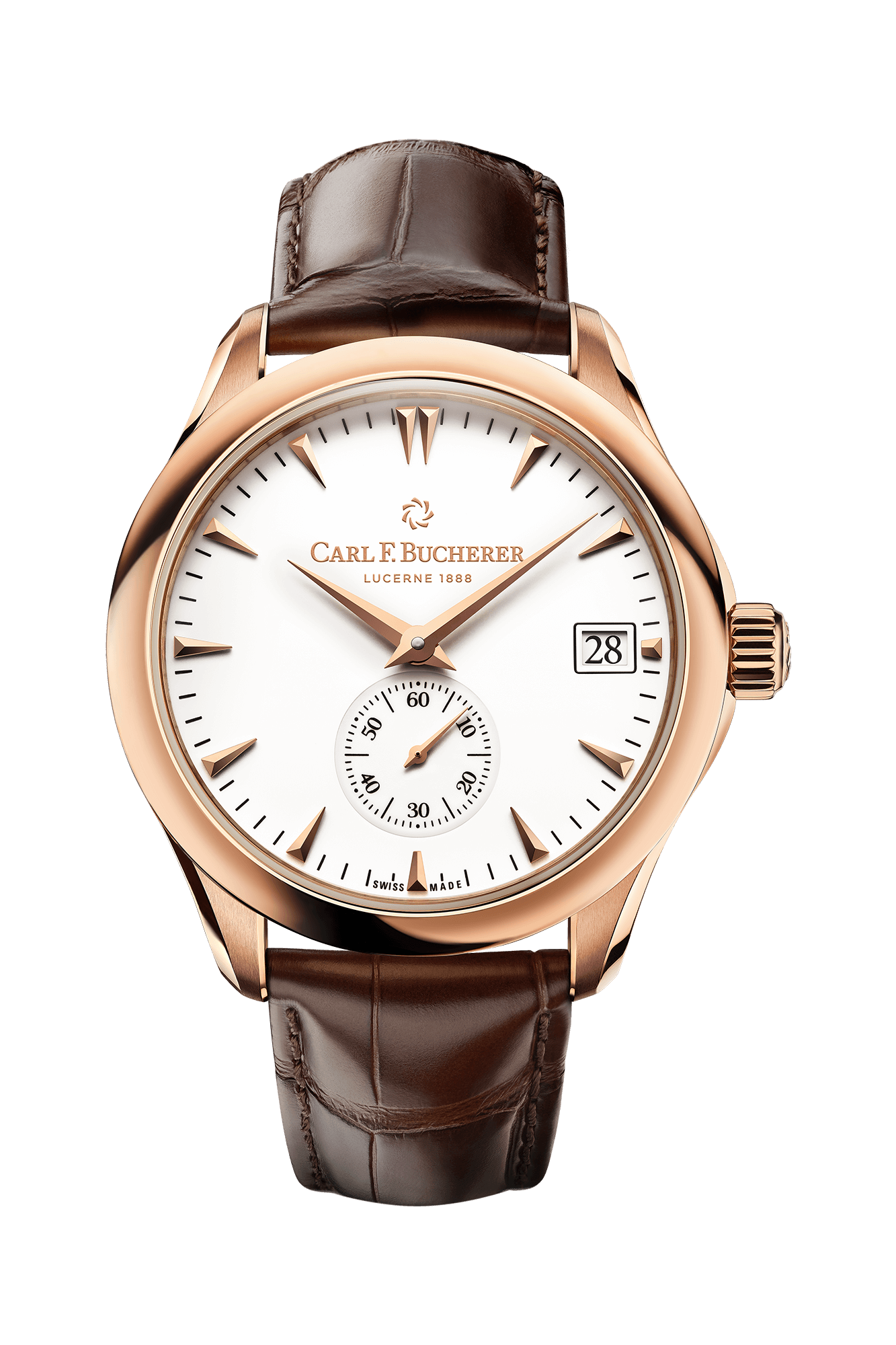 Carl F. Bucherer Manero Peripheral 18 K Rose gold Men's watch