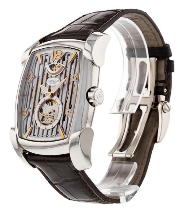 Parmigiani Kalpa XL Hebdomadaire 18K White Gold Mens Watch