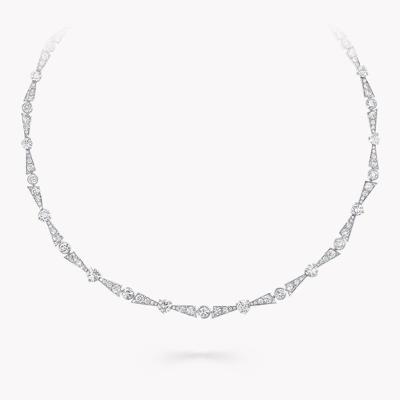 Graff New Dawn Diamond Line Necklace