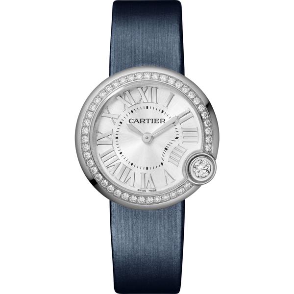 Cartier Ballon Bleu Stainless Steel & Diamonds Lady's Watch