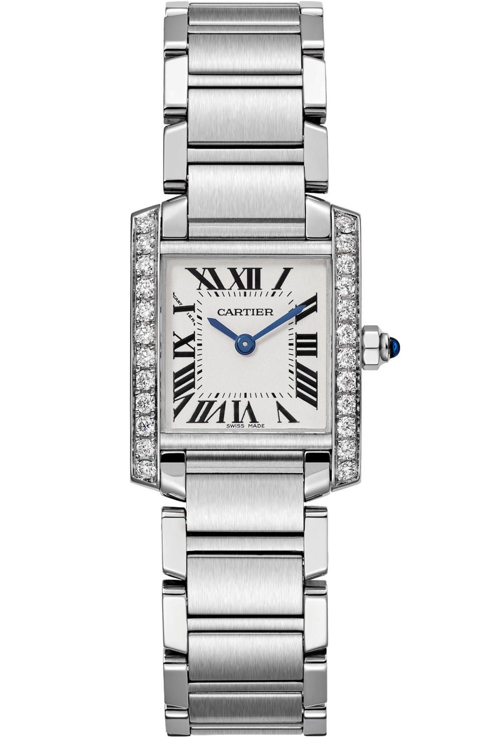 Cartier Tank Francaise Watch with Diamonds, Small