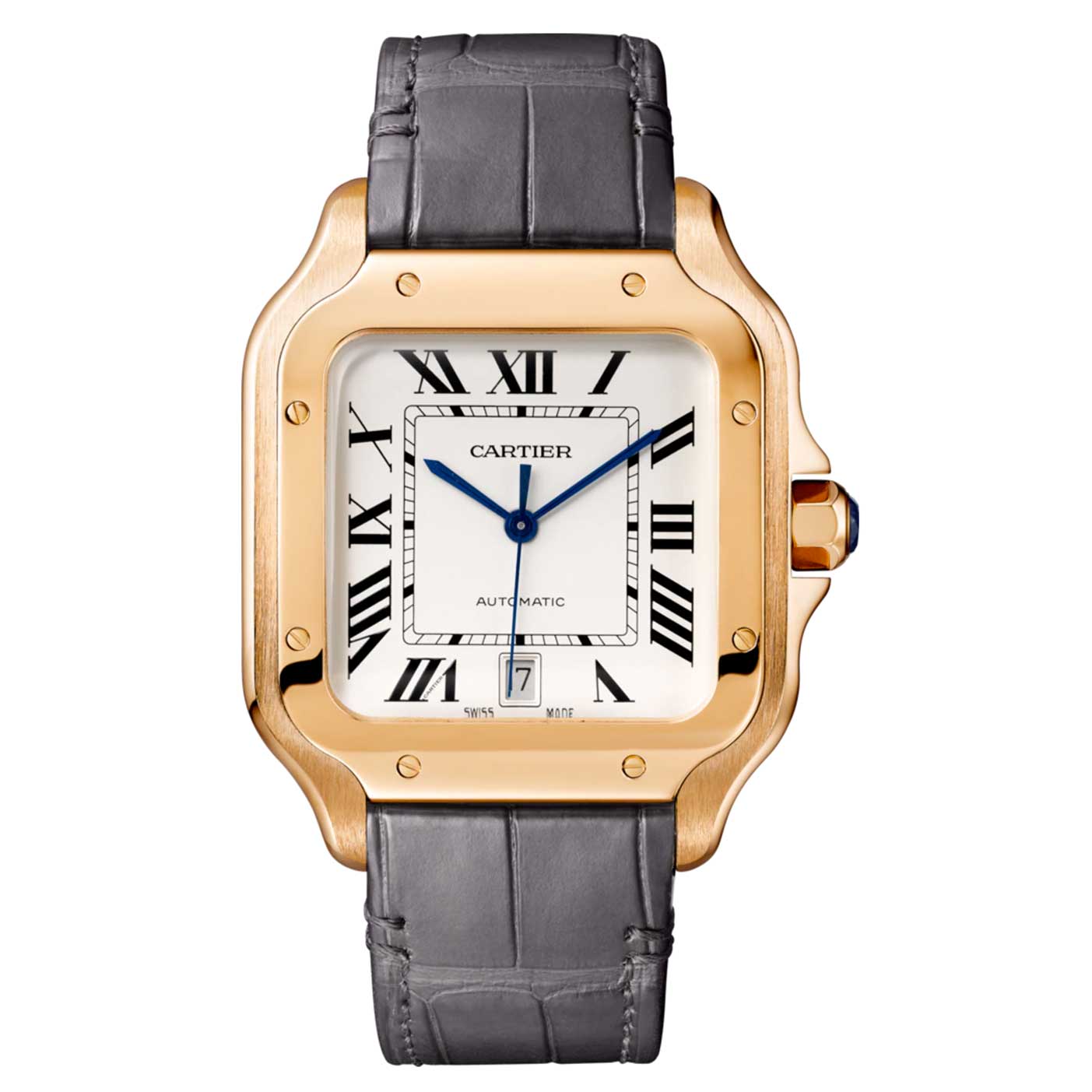 Cartier Santos 18K Rose Gold Men's Watch