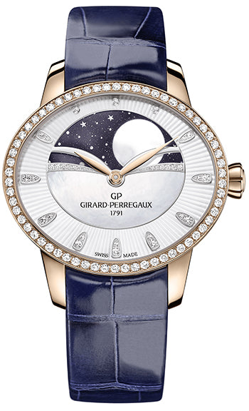 Girard Perregaux Cat's Eye Celestial 18K Rose Gold Lady's Watch