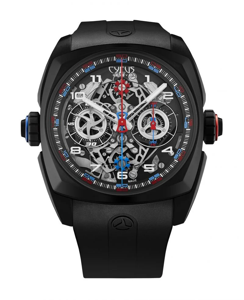 Cyrus Klepcys Dice Black DLC Titanium Men's Watch