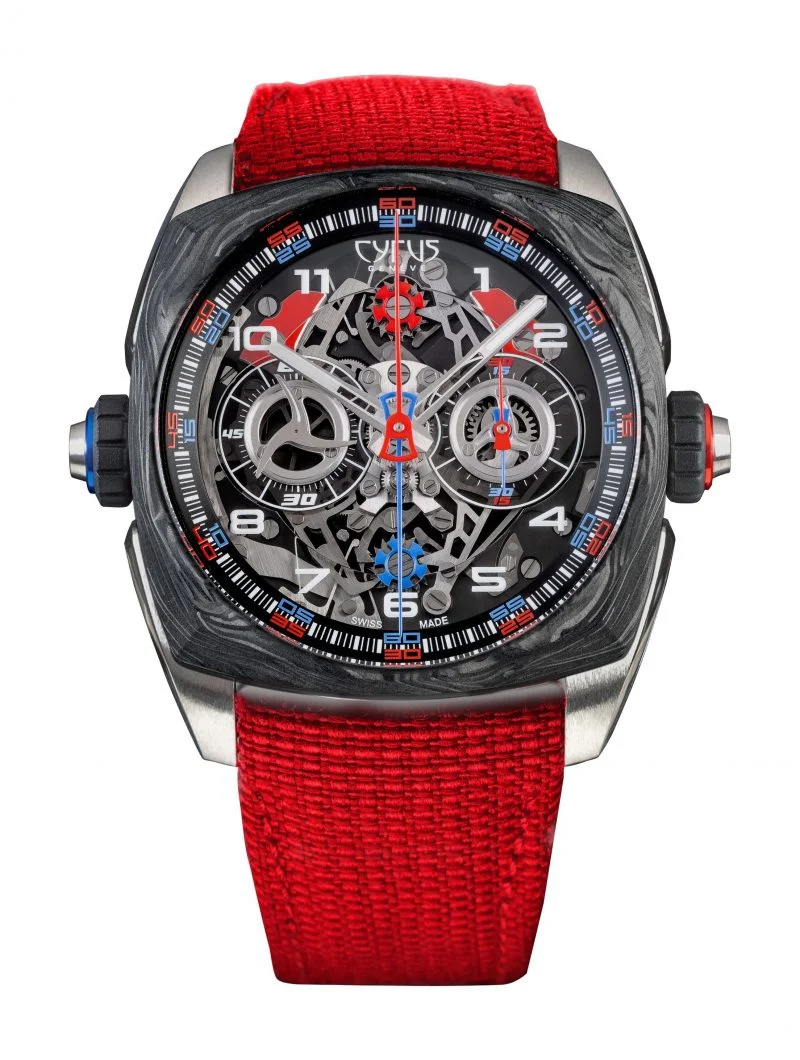 Cyrus Klepcys Dice Racing Titanium & Carbon Fiber Men's Watch