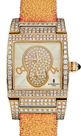 De Grisogono Instrumentino Blackened 18K Rose Gold & Diamonds Ladies Watch