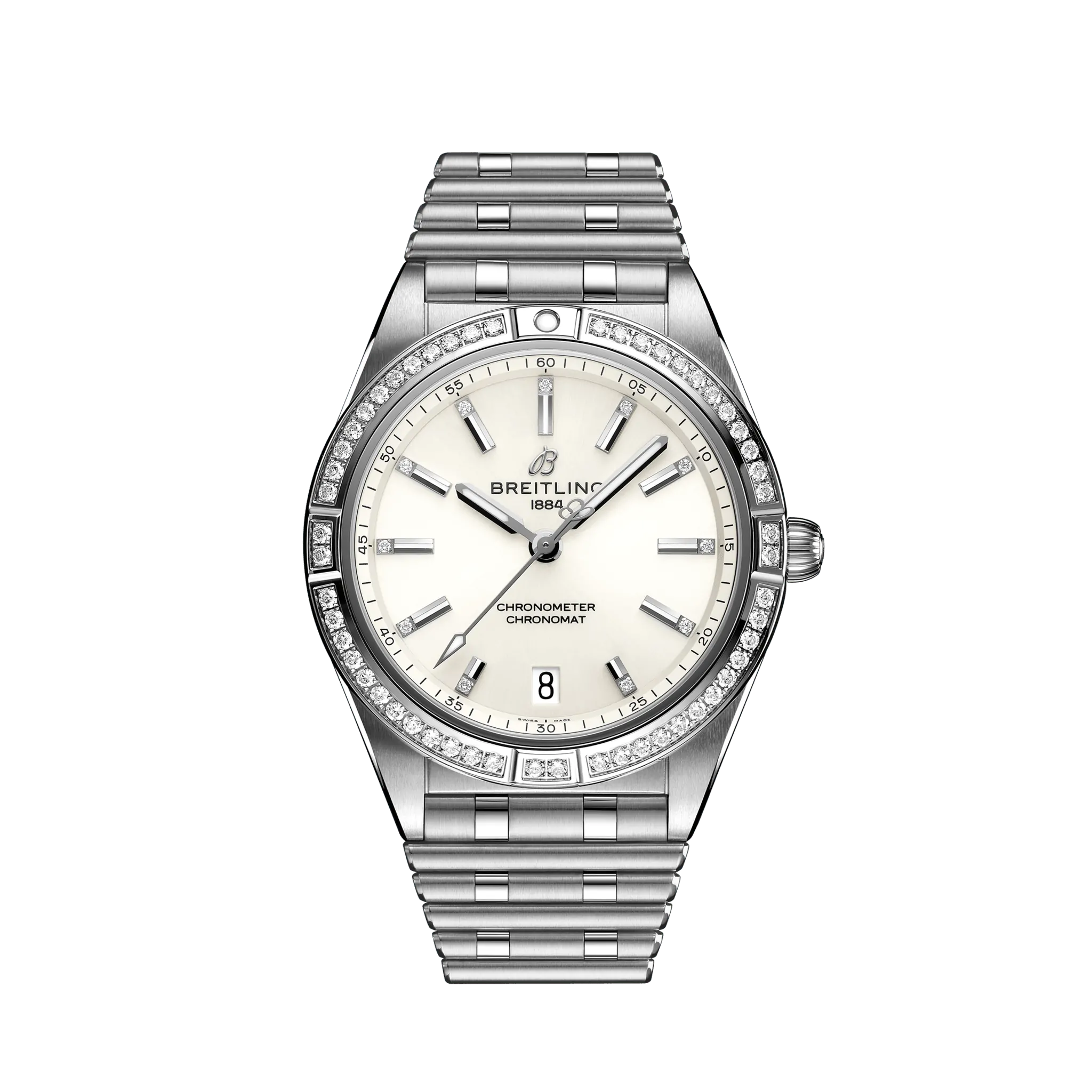 Breitling Chronomat Automatic 36 Stainless Steel & Diamond Men's Watch