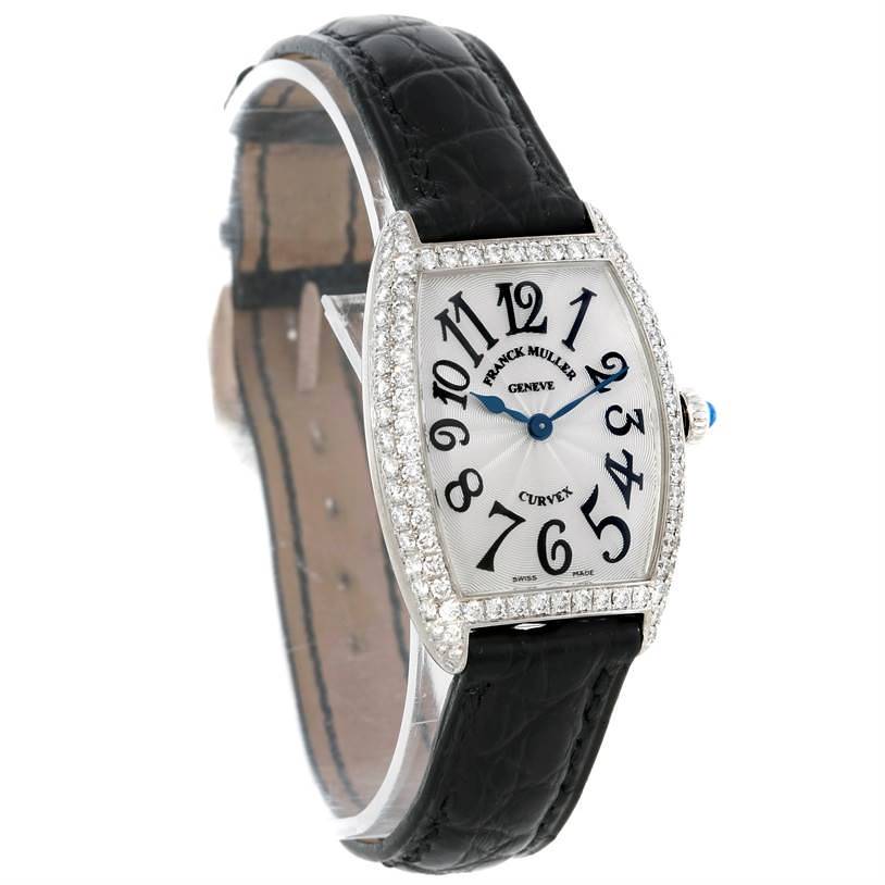 Franck Muller Cintree Curvex Classique 18K White Gold & Diamonds Men's Watch