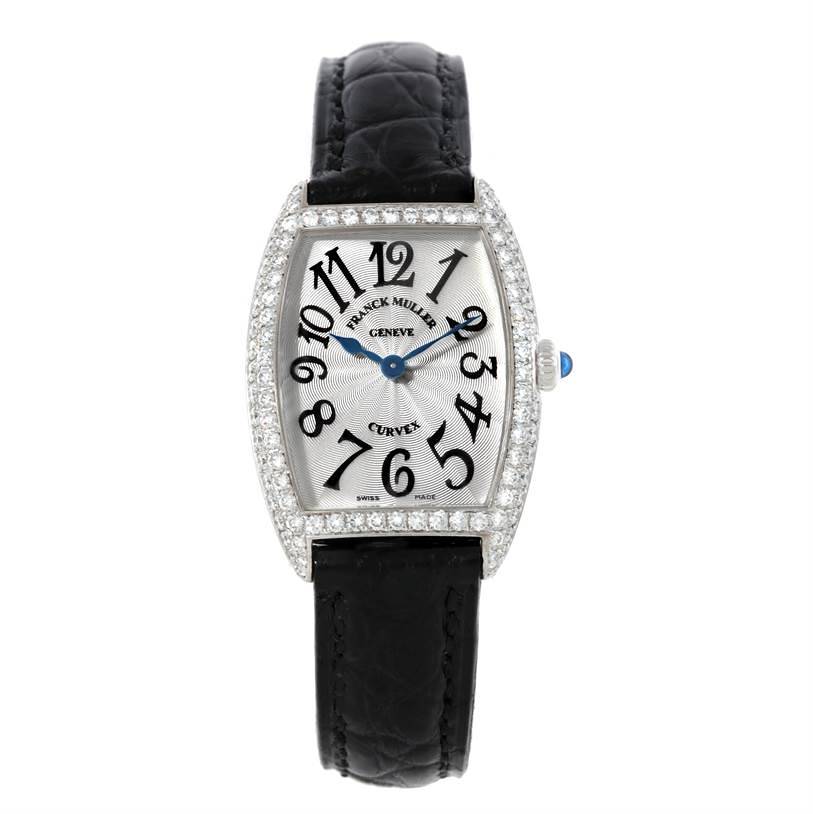 Franck Muller Cintree Curvex Classique 18K White Gold & Diamonds Men's Watch